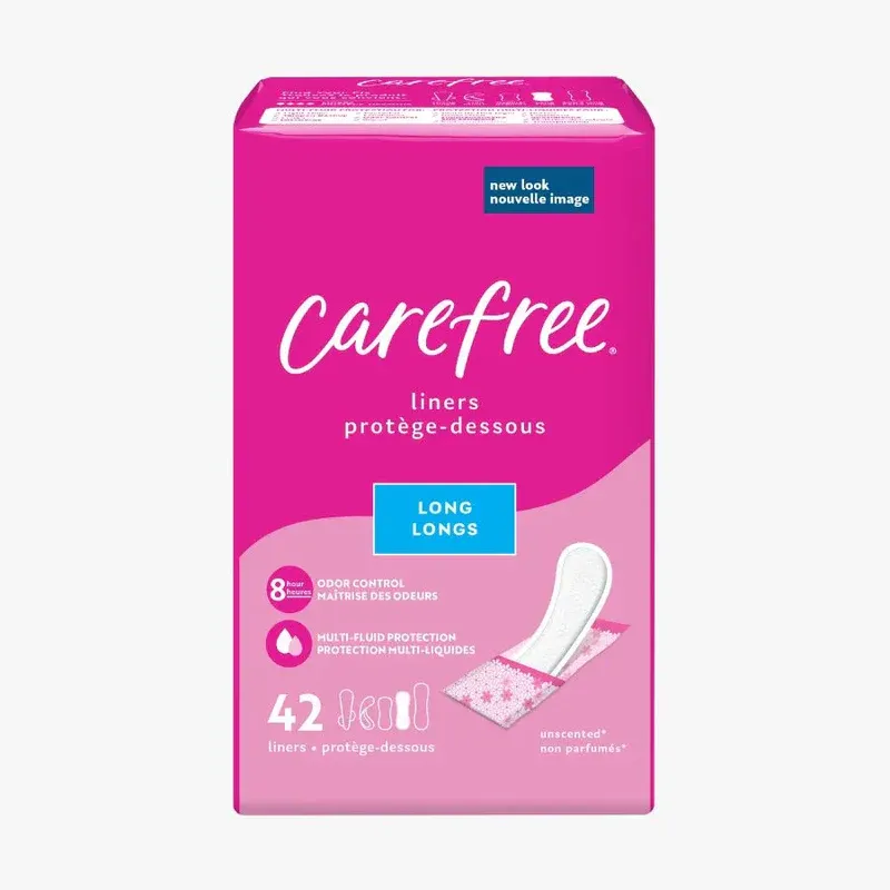 Carefree Liners Long 42ct