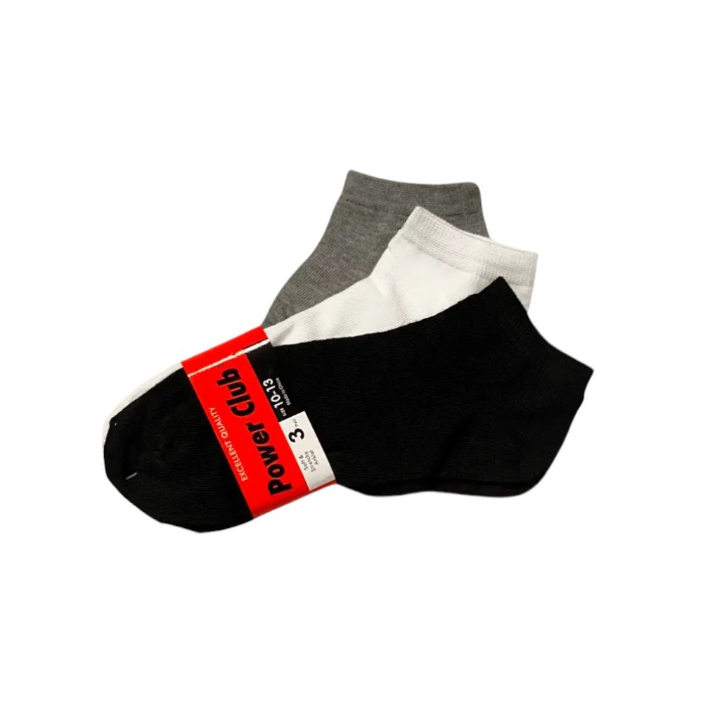 POWER CLUB SOCKS SIZE 9-11 10-13 ASSORTED