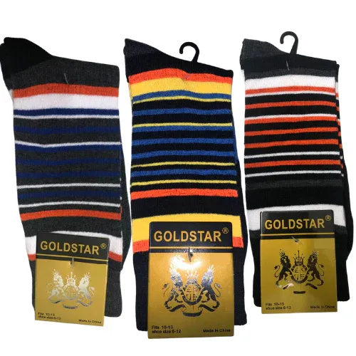 GOLDSTAR FASHION SOCKS SIZE 10-13 ASSORTED