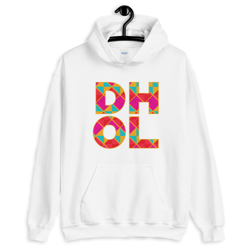 Phulkari Dhol Hoodie (Unisex)