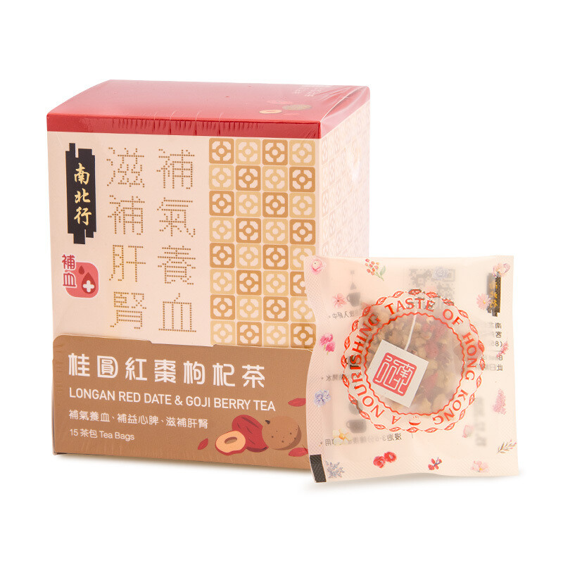 【南北行】桂圓紅棗枸杞茶（15包/盒）
