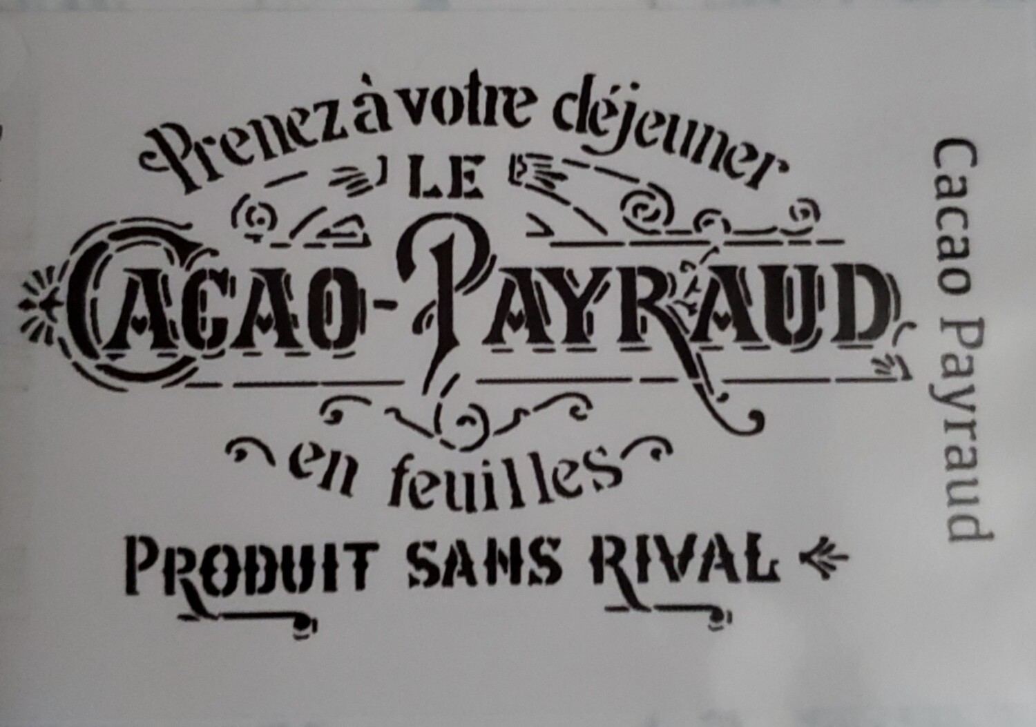 Cacoa Payraud Stencil
