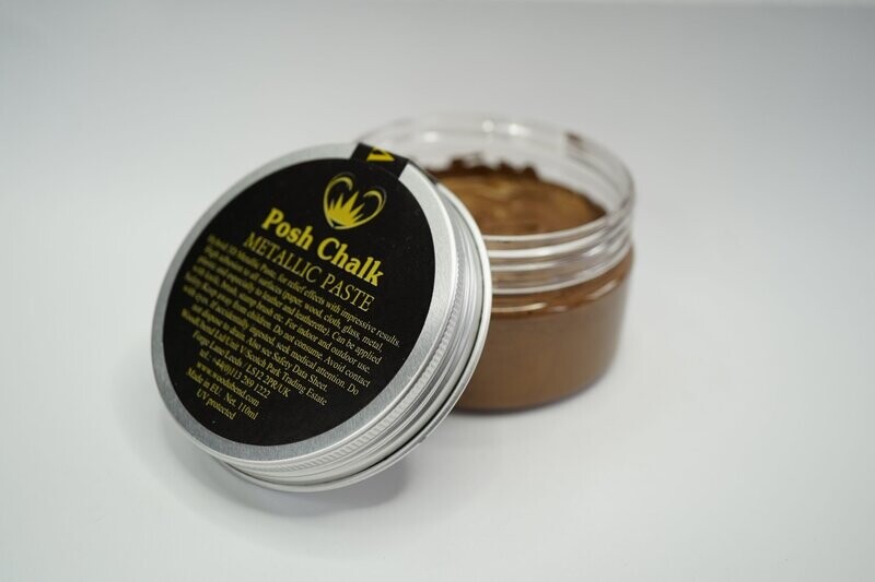 Posh Chalk Metallic Paste - Deep Gold 10oz