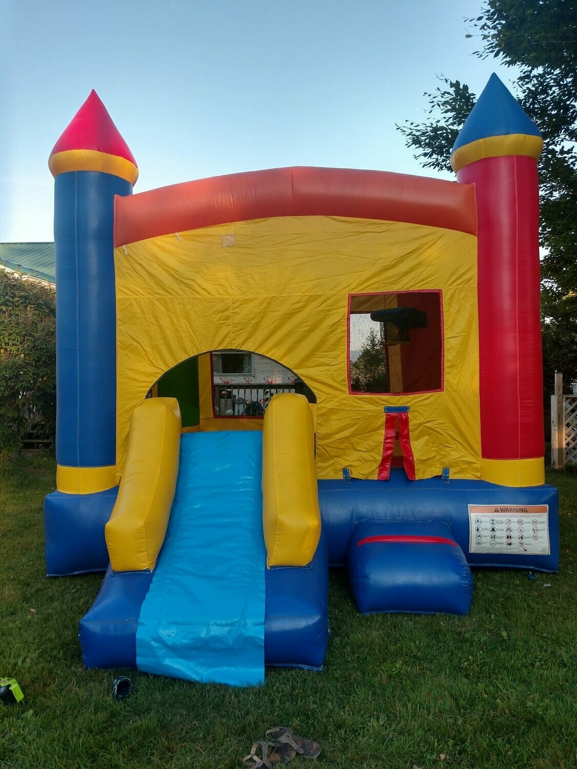 Inflatable Bounce Castle with slide