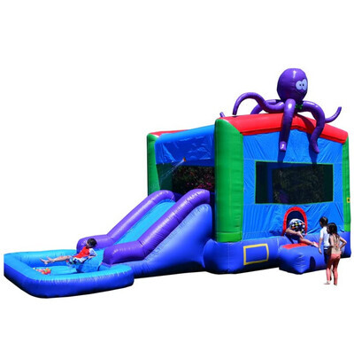 Octopus Bounce House with Slide