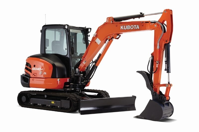 Kubota KX040 10k lb Excavator Rental