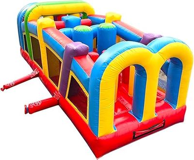Rainbow Inflatable Obstacle Course (Click for pricing) Rainbow Inflatable Obstacle Course (Click for pricing)