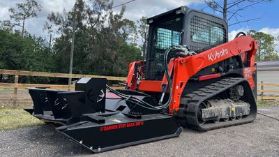 Skid steer w/Brush Hog