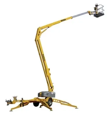 55 Ft Electric Articulating Towable Boom Lift Rental