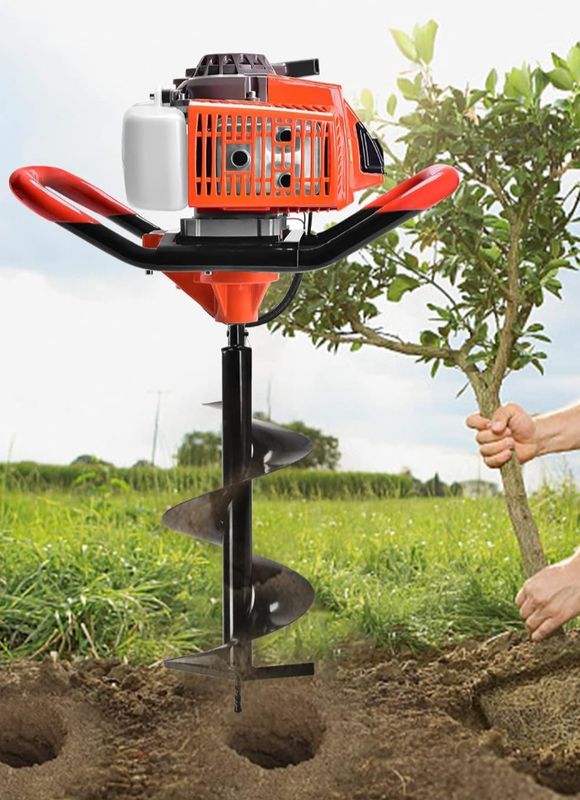 One man post hole auger