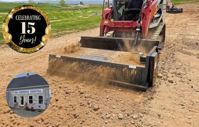 Skid steer Rock Rake