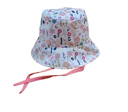 Childs Sunhat- Pink Floral