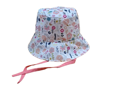 Childs Sunhat- Pink Floral