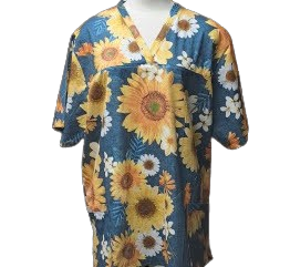 Fun Scrubs-Sunflower - Size 2XL