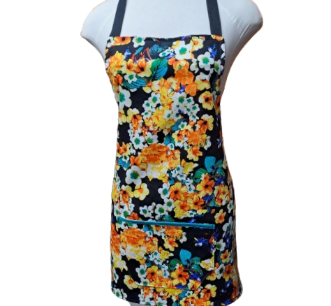 Ladies Apron-Jade floral