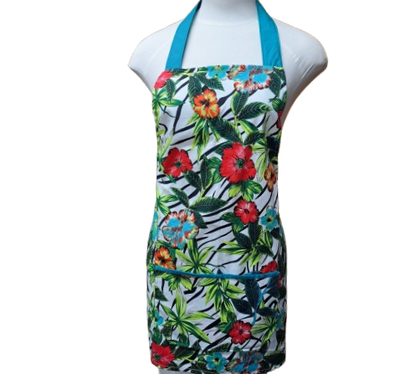 Ladies Apron-Green Floral