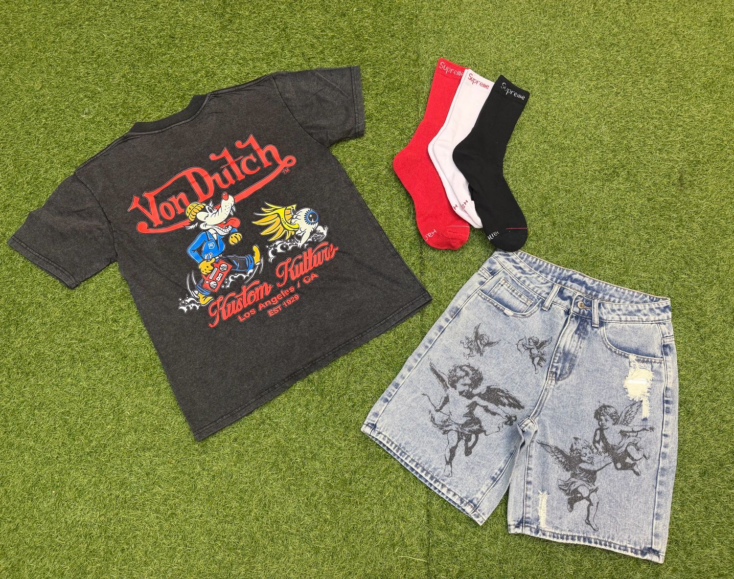 VON DUTCH JEAN SET