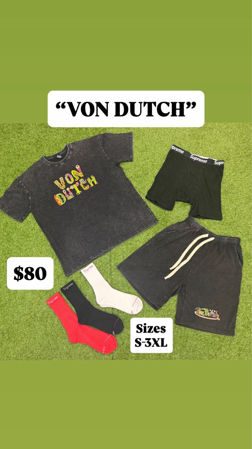 VON DUTCH BLK/YELLOW/GREEN