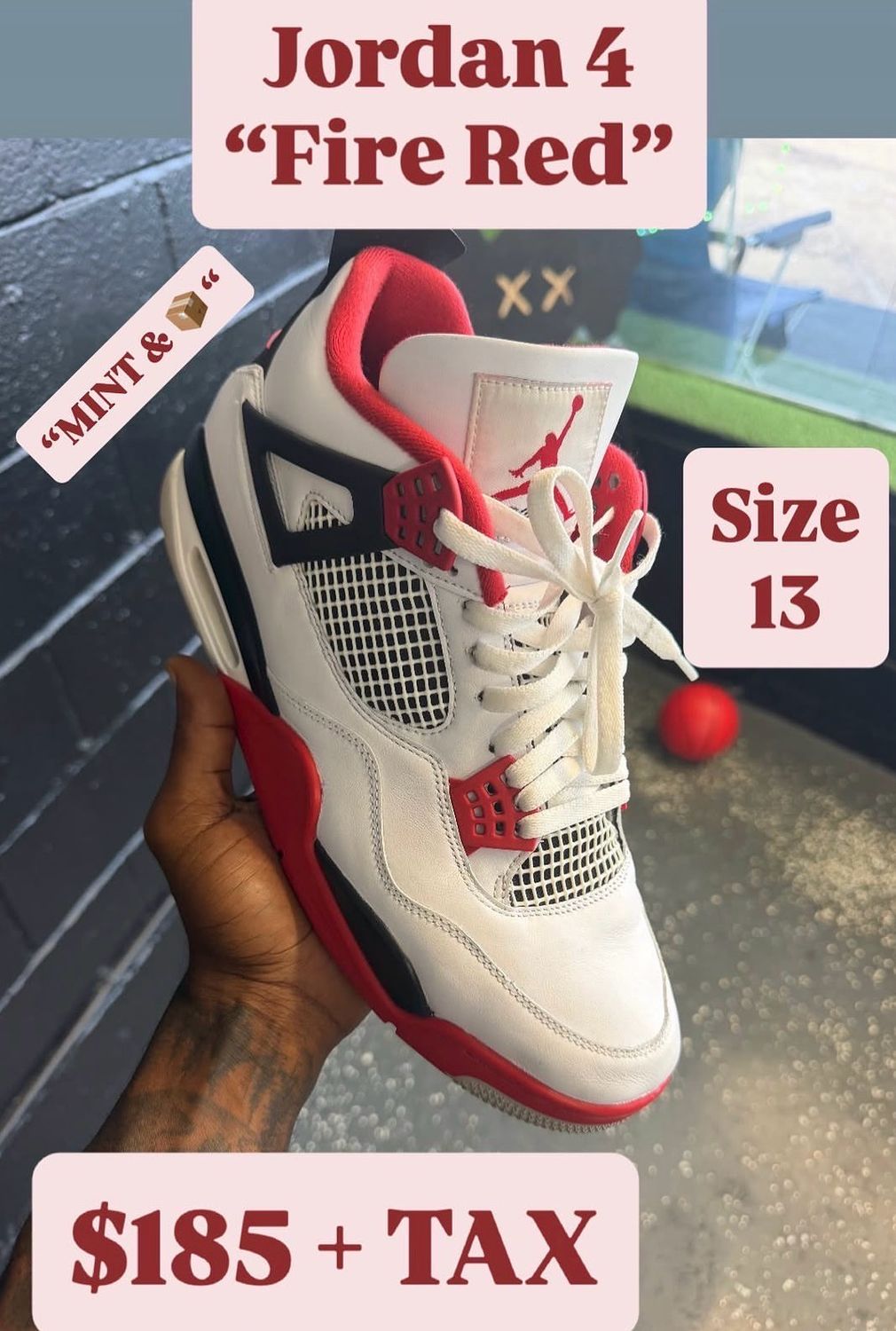 Jordan 4 “Fire Red”
