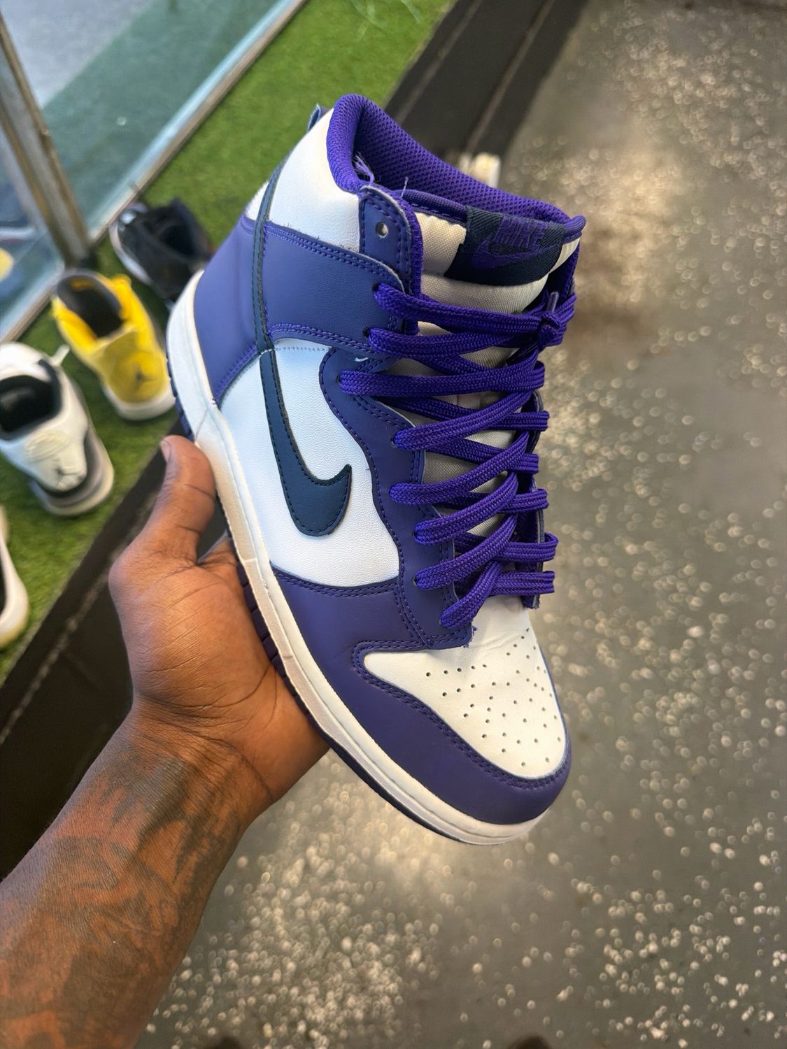 Dunk HI TOP Purple