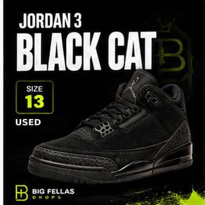 Jordan 3 Black Cat