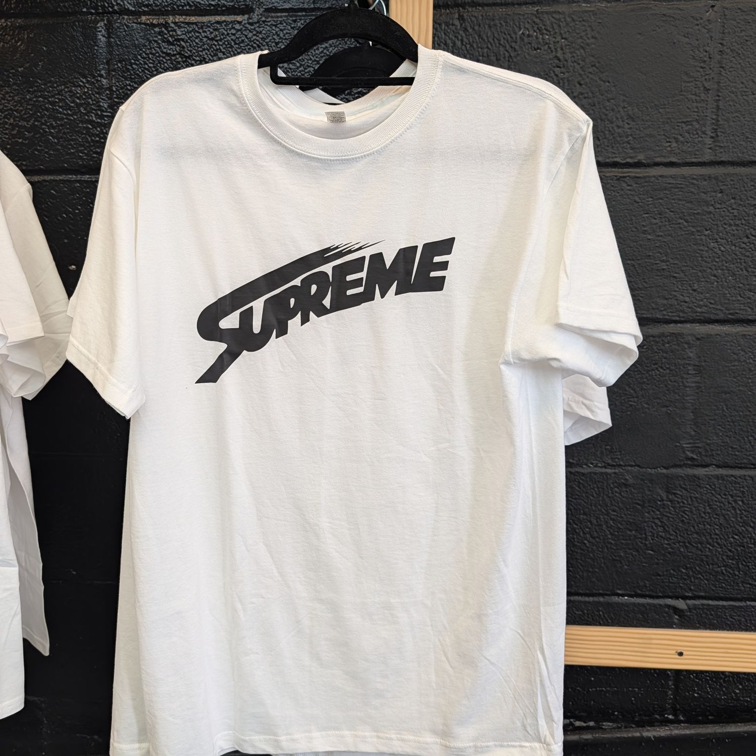 Supreme White Tee — Box Logo