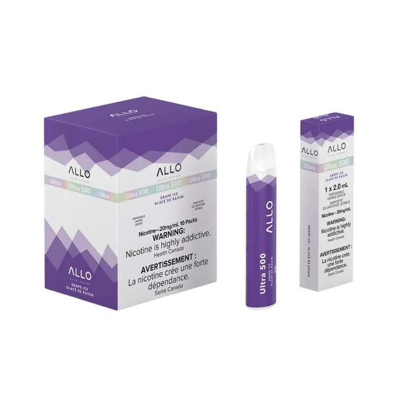 [Disposables] ALLO Ultra 500 - Grape Ice