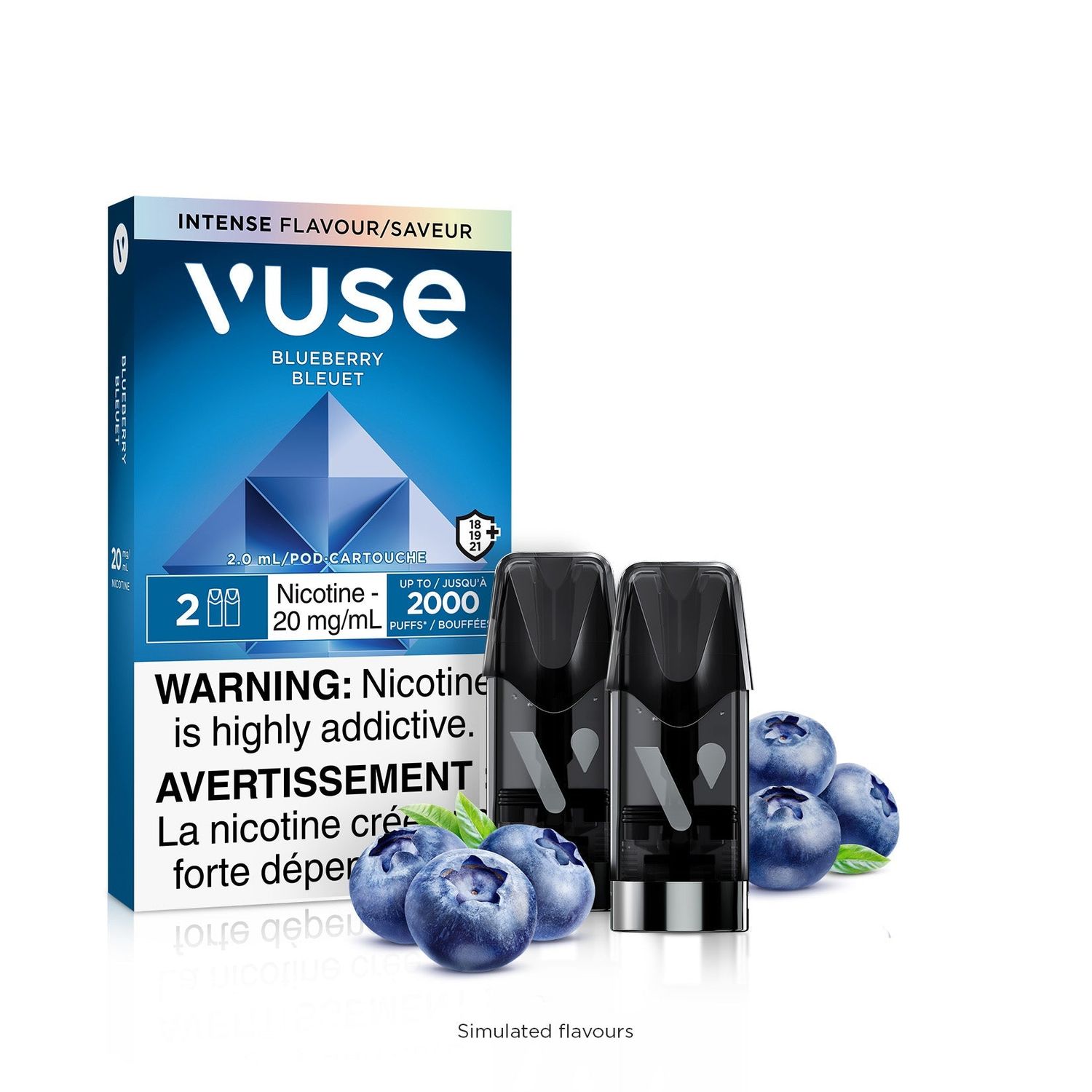 [Vape Pods] VUSE ePod - Blueberry (2pk)