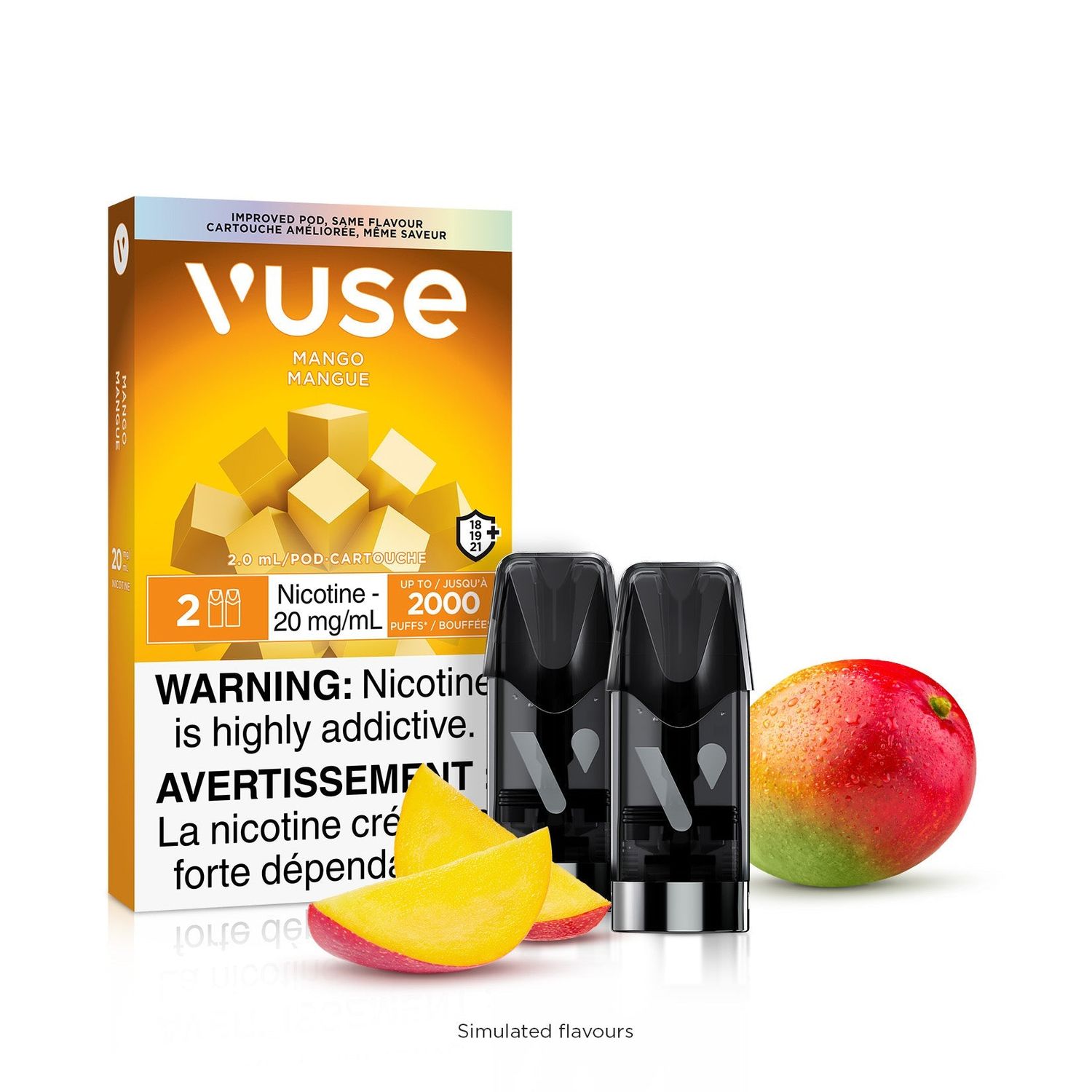 [Vape Pods] VUSE ePod - Mango (2pk)