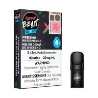 [Vape Pods] Flavour Beast - Weekend Watermelon Iced (3pk)