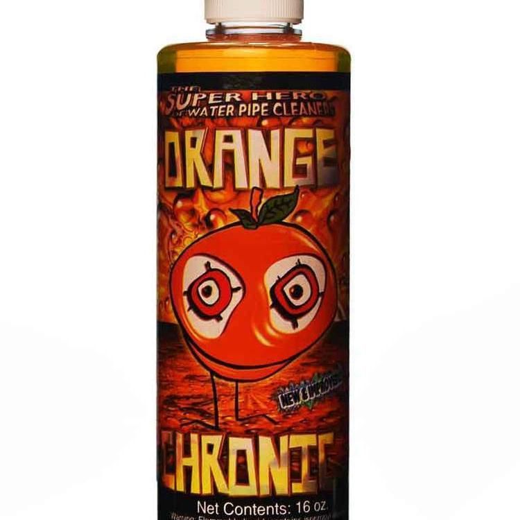 Orange Chronic 16oz Bong Cleaner Super Hero