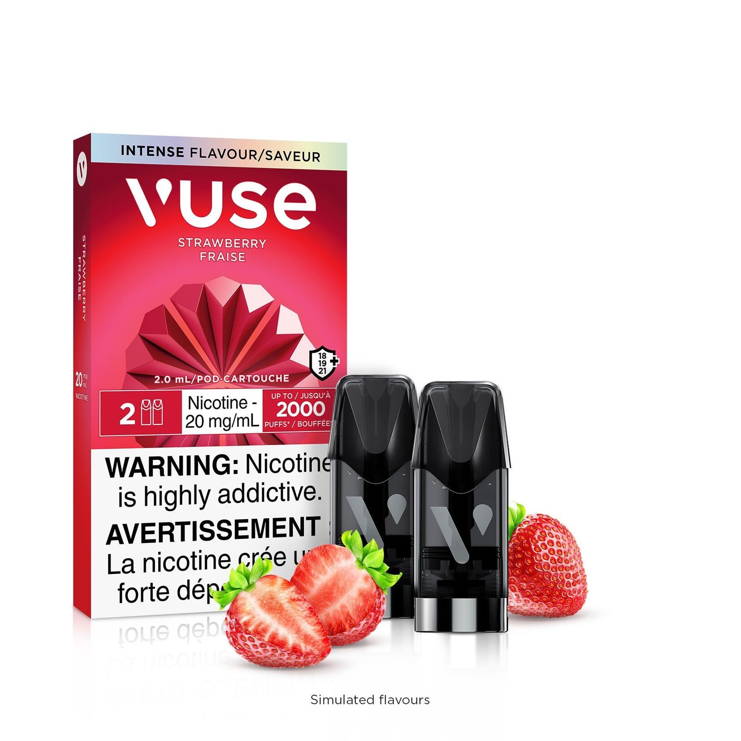 [Vape Pods] VUSE ePod - Strawberry (2pk)