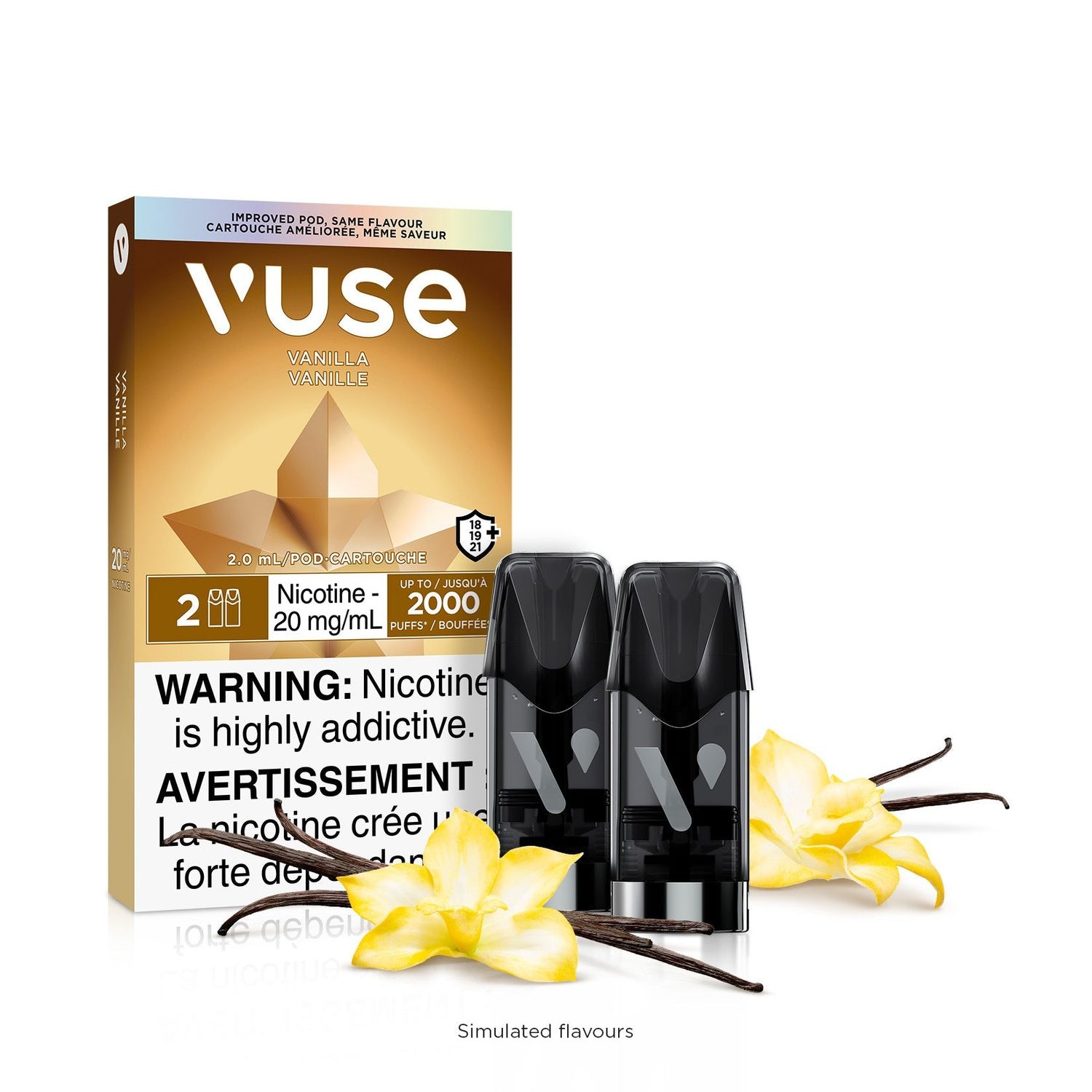 [Vape Pods] VUSE ePod - Vanilla (2pk)