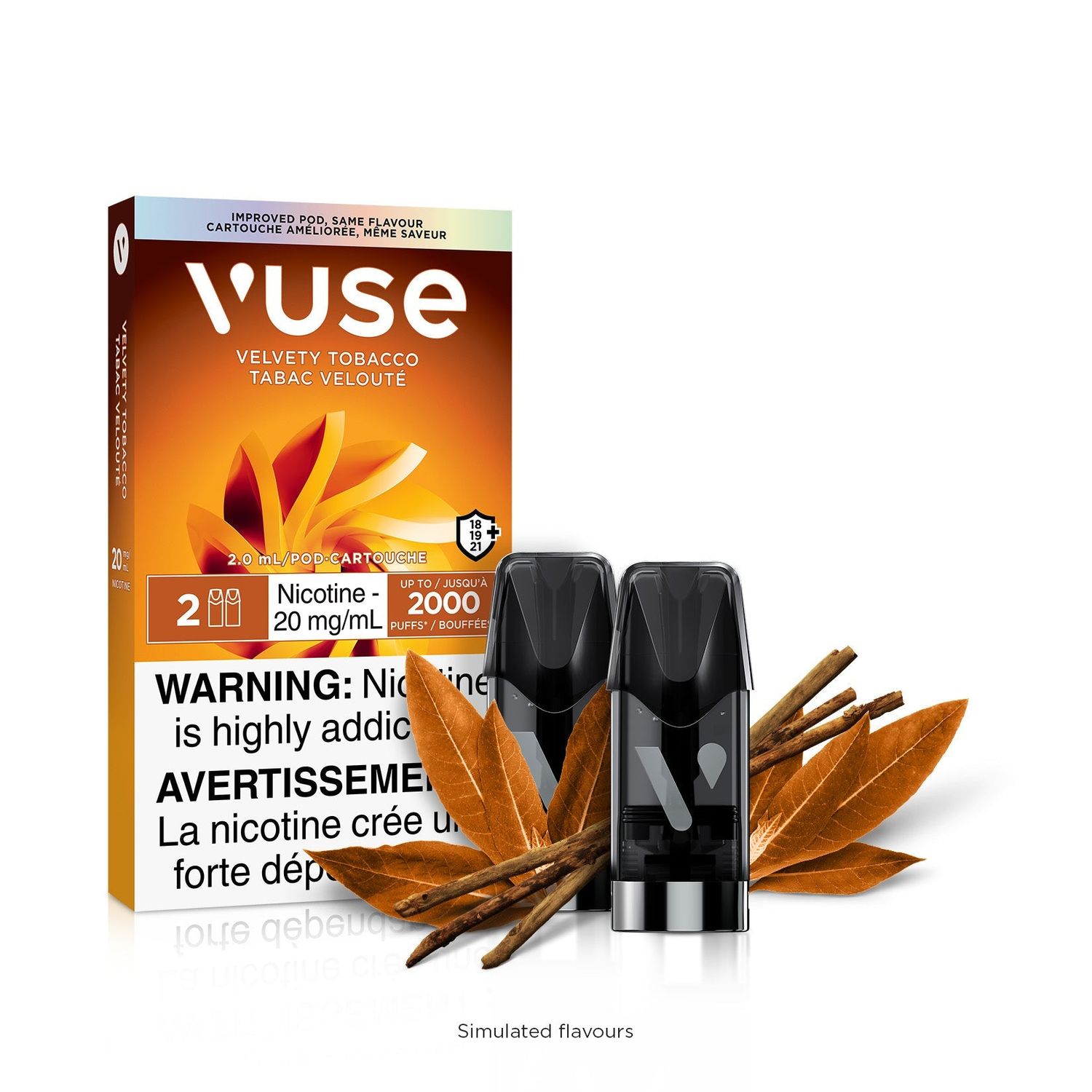 [Vape Pods] VUSE ePod - Velvety Tobacco (2pk)