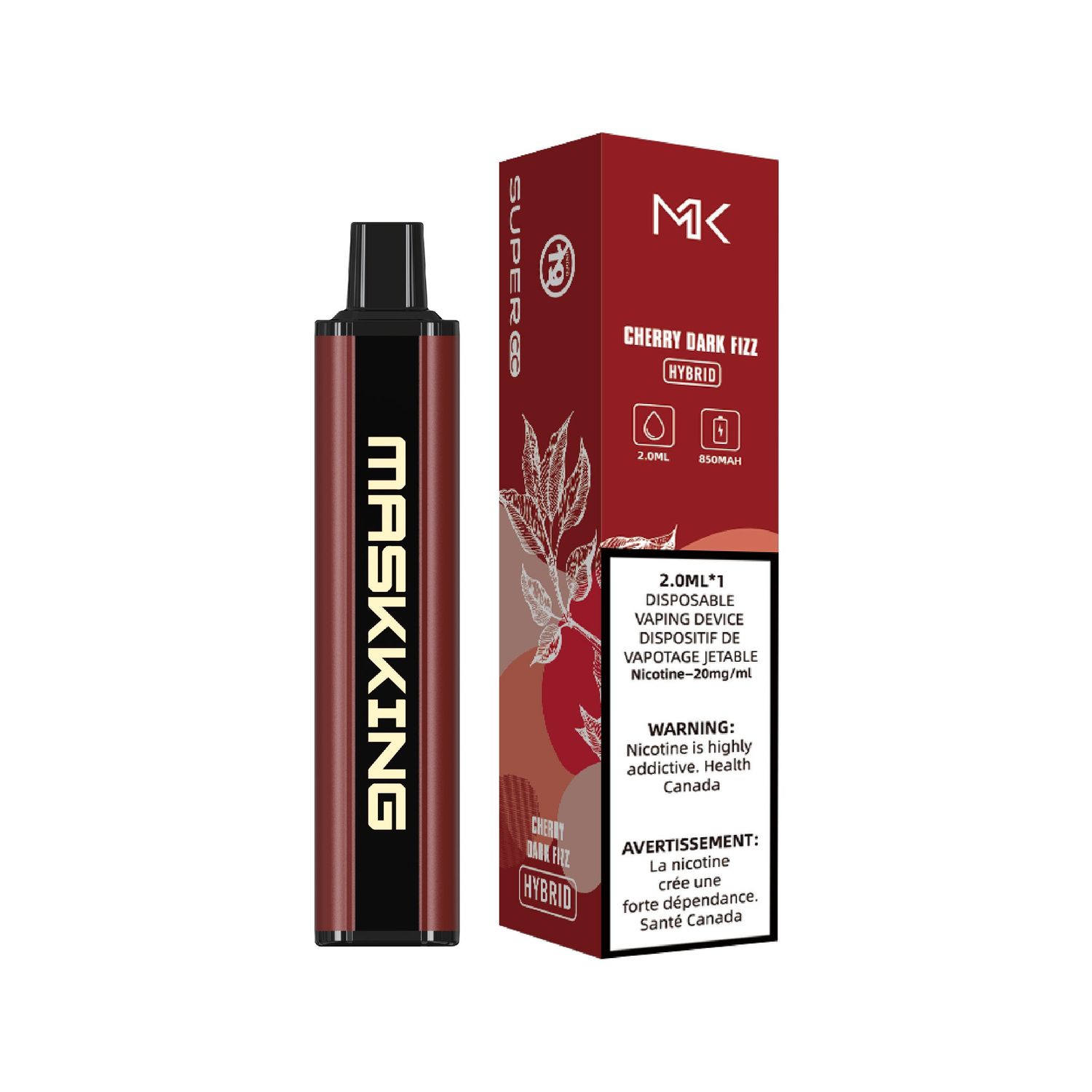 [Disposables] Maskking Super CC - Cherry Dark Fizz