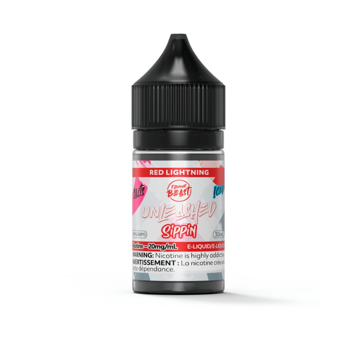 [Nic Salt] Flavour Beast Unleashed Sippin - Red Lightning 30mL