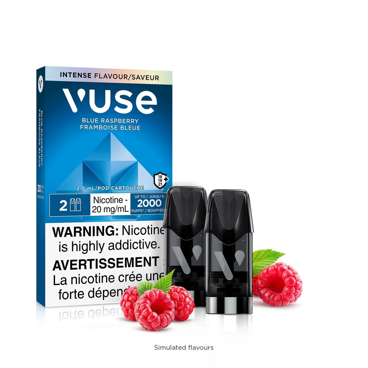 [Vape Pods] VUSE ePod - Blue Raspberry (2pk)