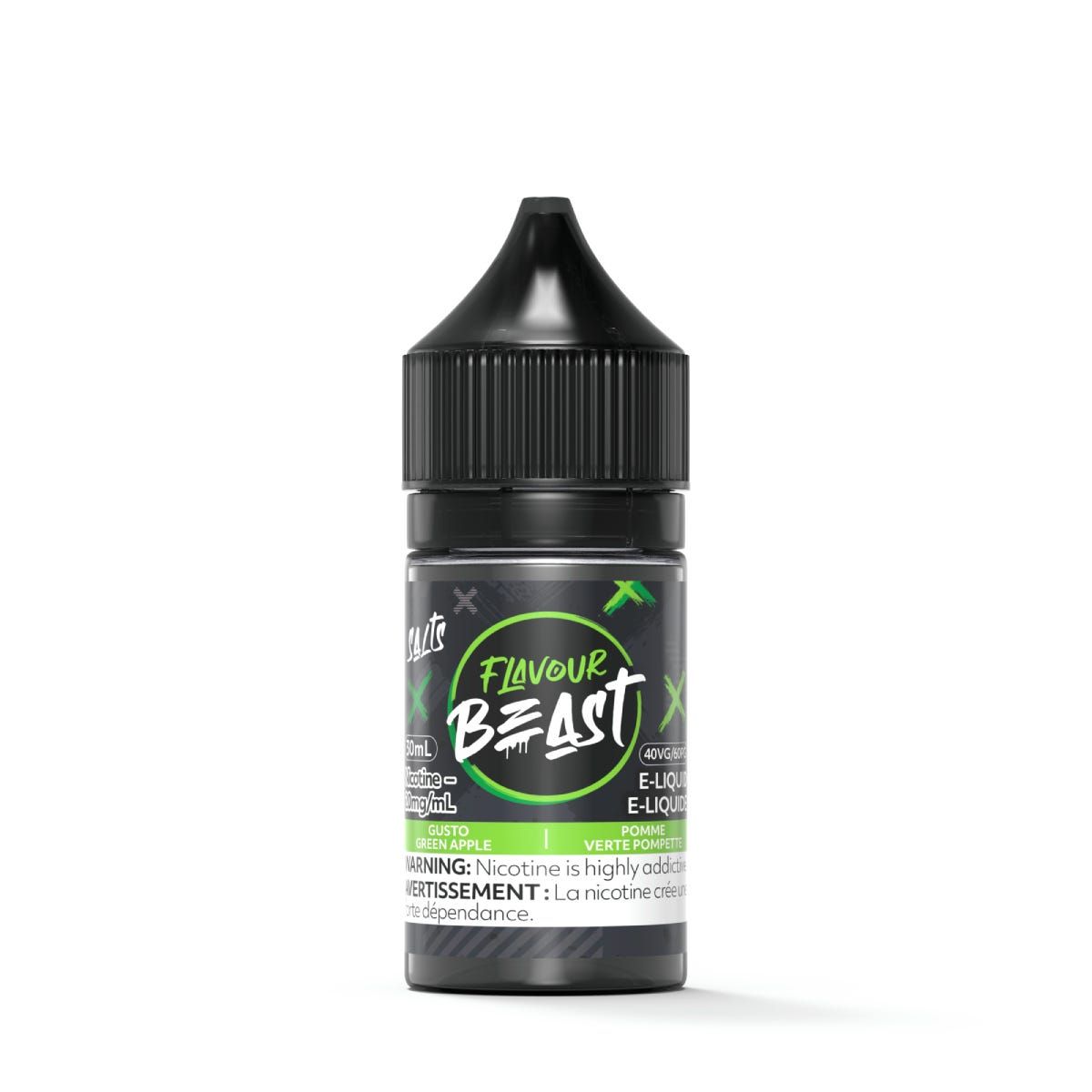 [Nic Salt] Flavour Beast - Gusto Green Apple 30mL
