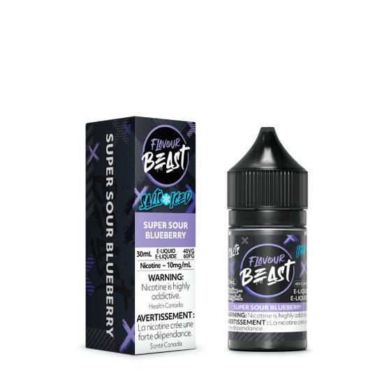 [Nic Salt] Flavour Beast - Super Sour Blueberry Iced 30mL