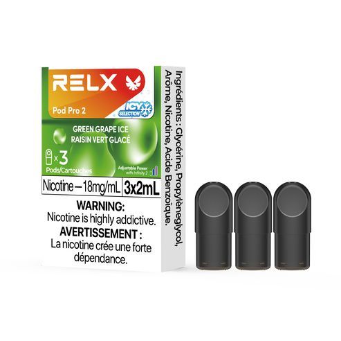 [Vape Pods] RELX Infinity Pro - Green Grape Ice (3pk)