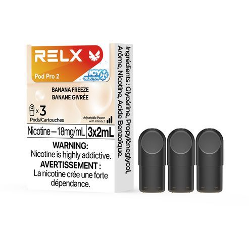 [Vape Pods] RELX Infinity Pro - Banana Freeze (3pk)