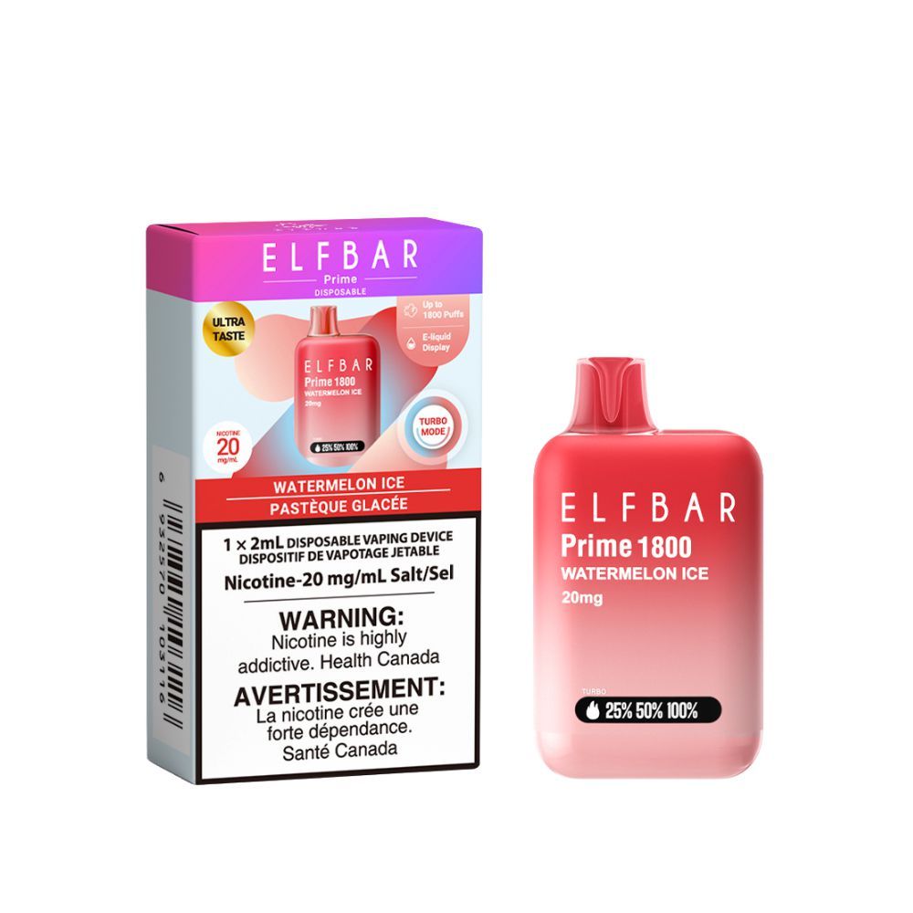 [Disposables] Elfbar Prime 1800 - Watermelon Ice