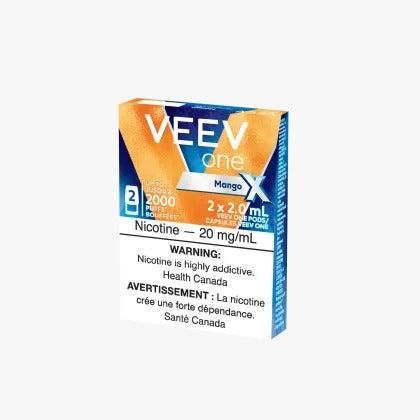 [Vape Pods] VEEV One X Pod - Mango (2pk), Variant: 20mg