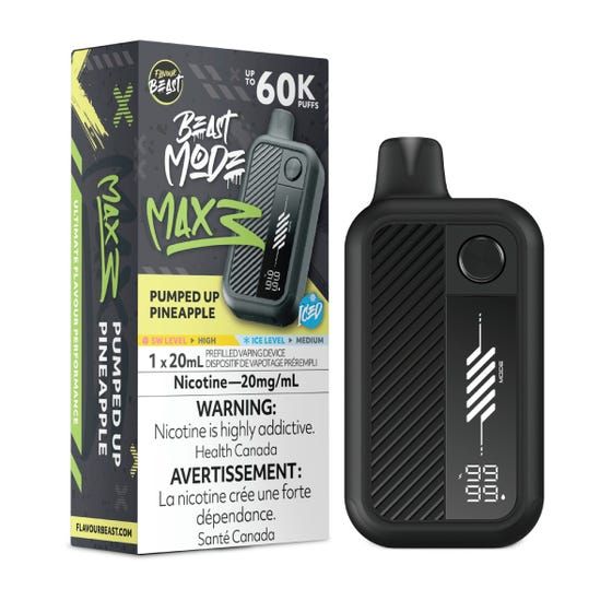 [Disposables] Flavour Beast Beast Mode Max 3 - Pumped Up Pineapple Iced