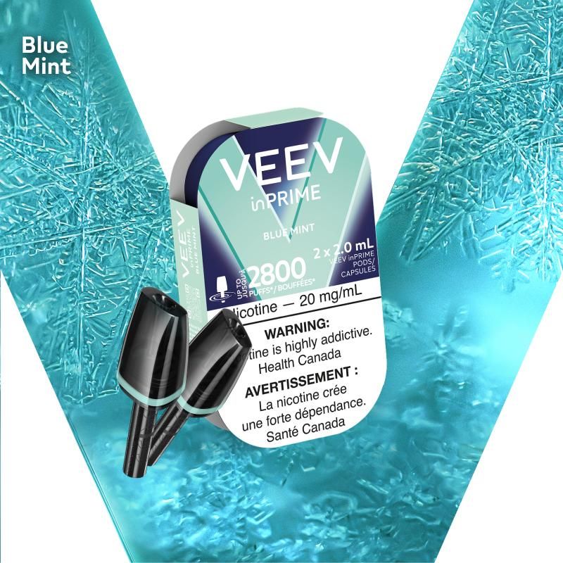 [Vape Pods] VEEV InPrime Pod - Blue Mint (2pk)