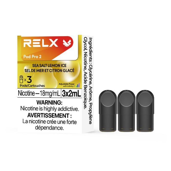 [Vape Pods] RELX Infinity Pro - Sea Salt Lemon Ice (3pk)