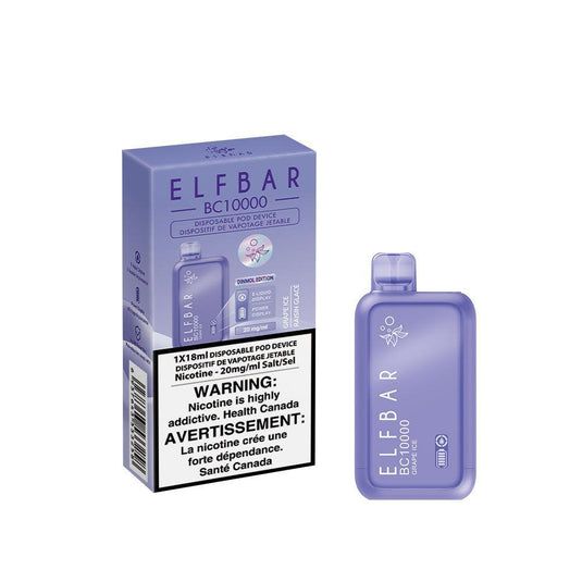 [Disposables] Elfbar BC10000 - Grape Ice