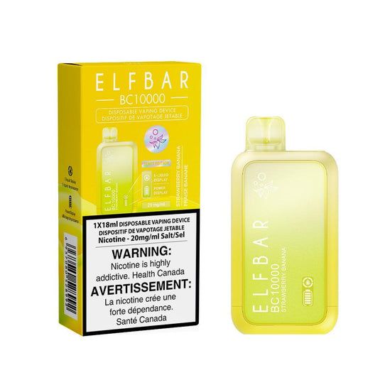 [Disposables] Elfbar BC10000 - Strawberry Banana