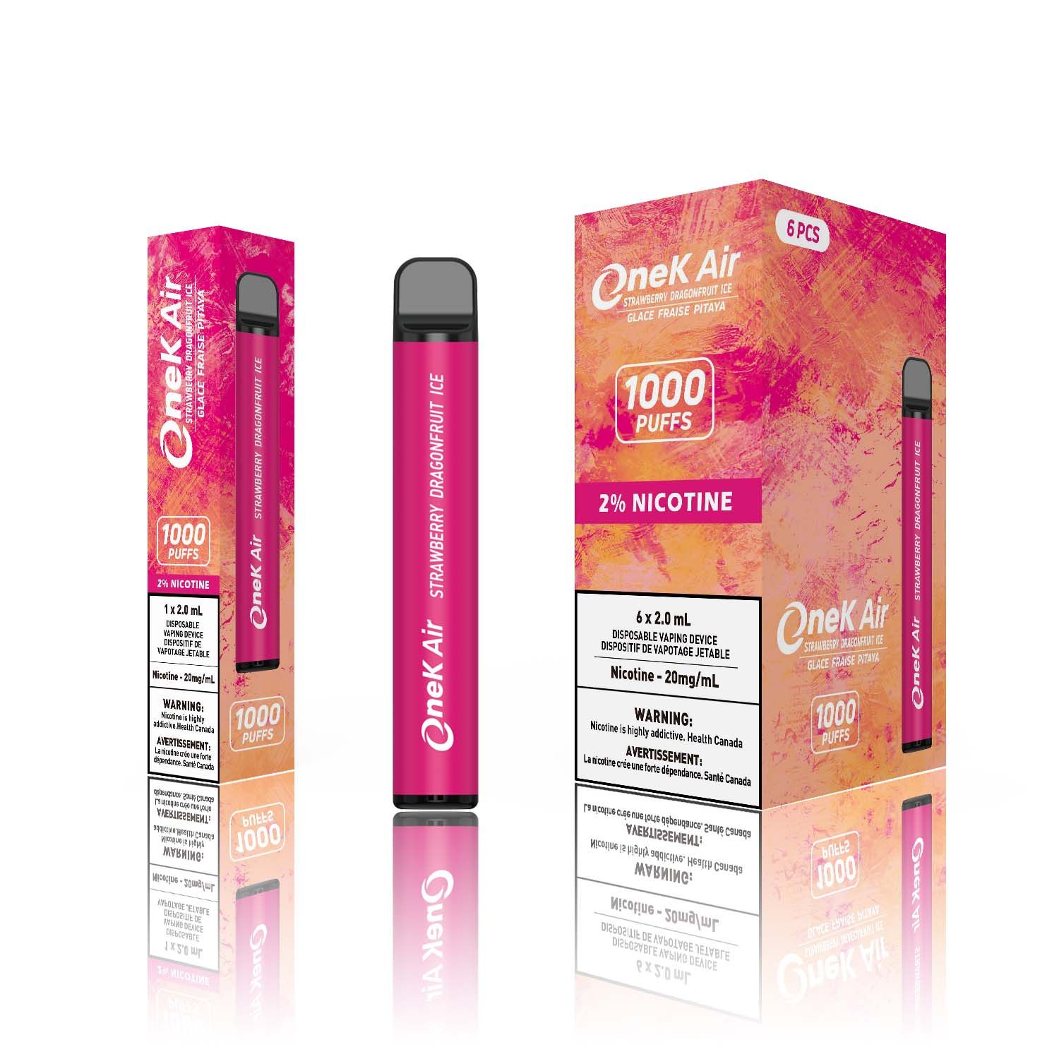 [Disposables] OneK Air - Strawberry Dragonfruit Ice
