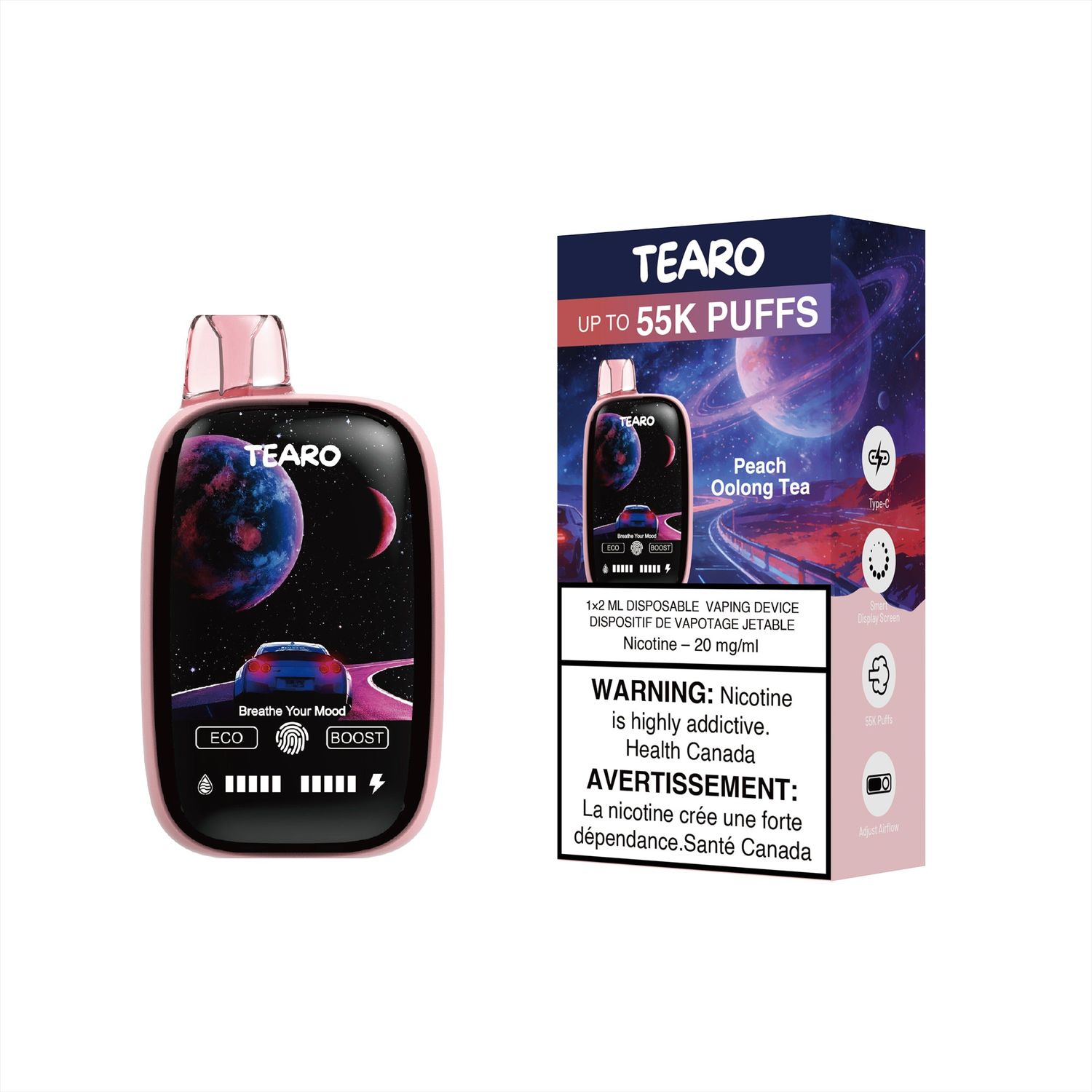 [Disposables] Tearo 55K - Peach Oolong Tea